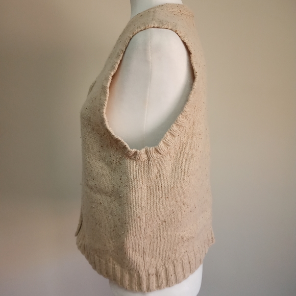 Lambswool Pursuits Ltd. Tan Sweater Vest Grandpa - Picture 4 of 9